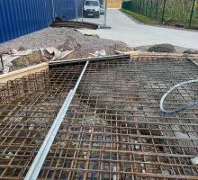 Concrete steelwork