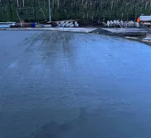 Concrete foundation