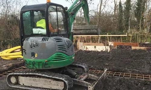 small green JCB