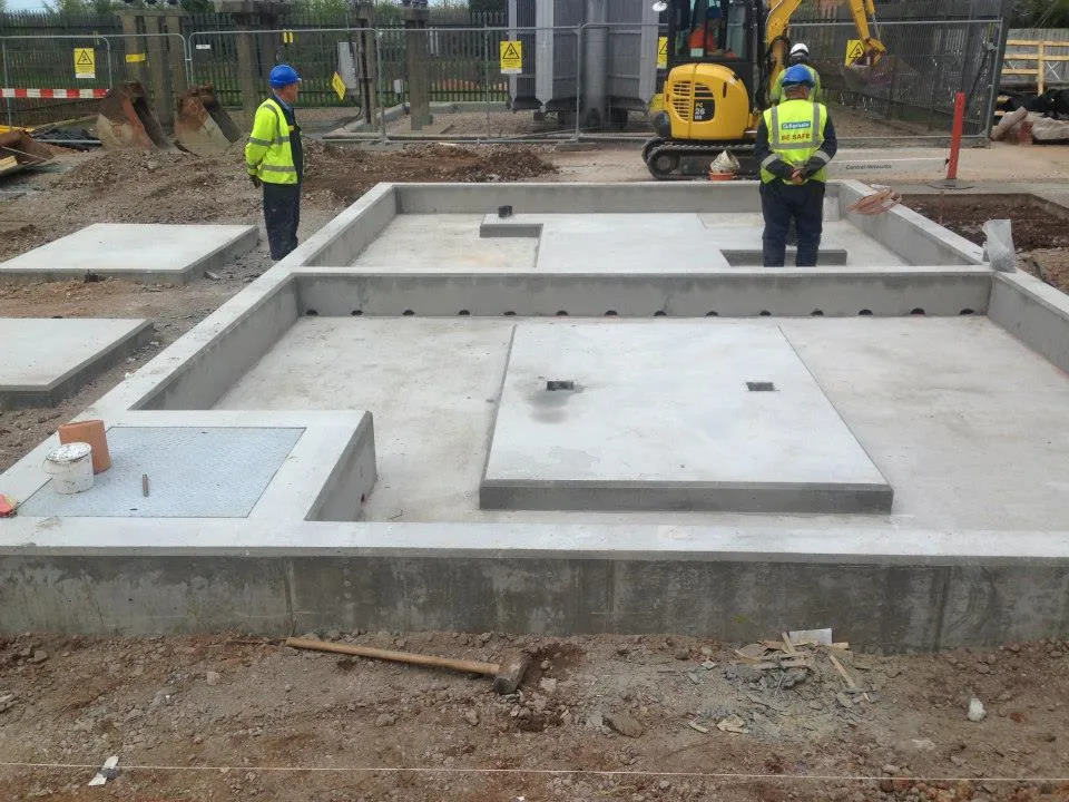 Formed concrete