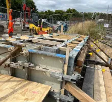 Timber adjustable frame work
