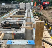 Concrete curing process with moisture control