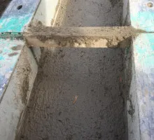 Concrete being laid