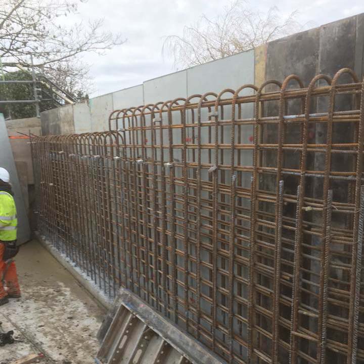 Steel formwork